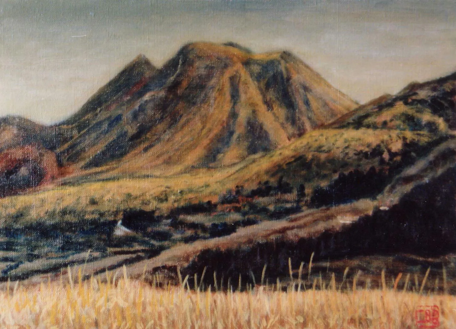 牧ノ戸西展望台で