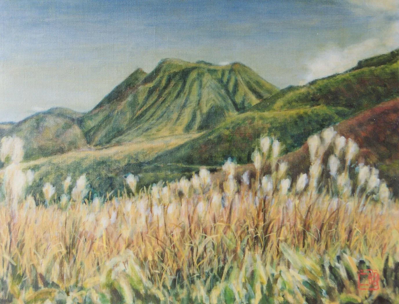 牧ノ戸東展望台で