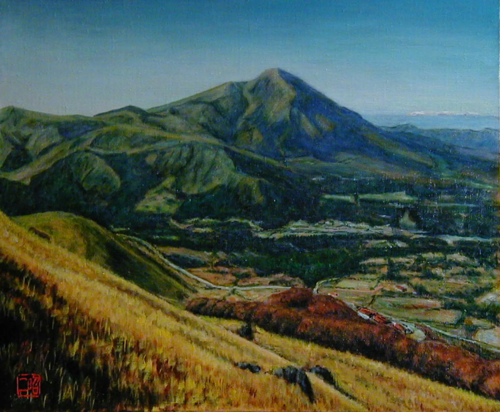 湧蓋山・泉水北で