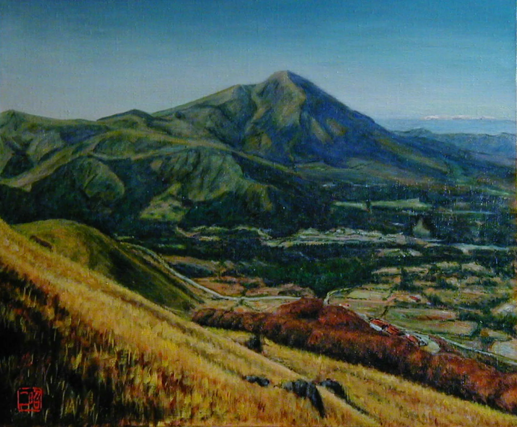 湧蓋山・泉水北で