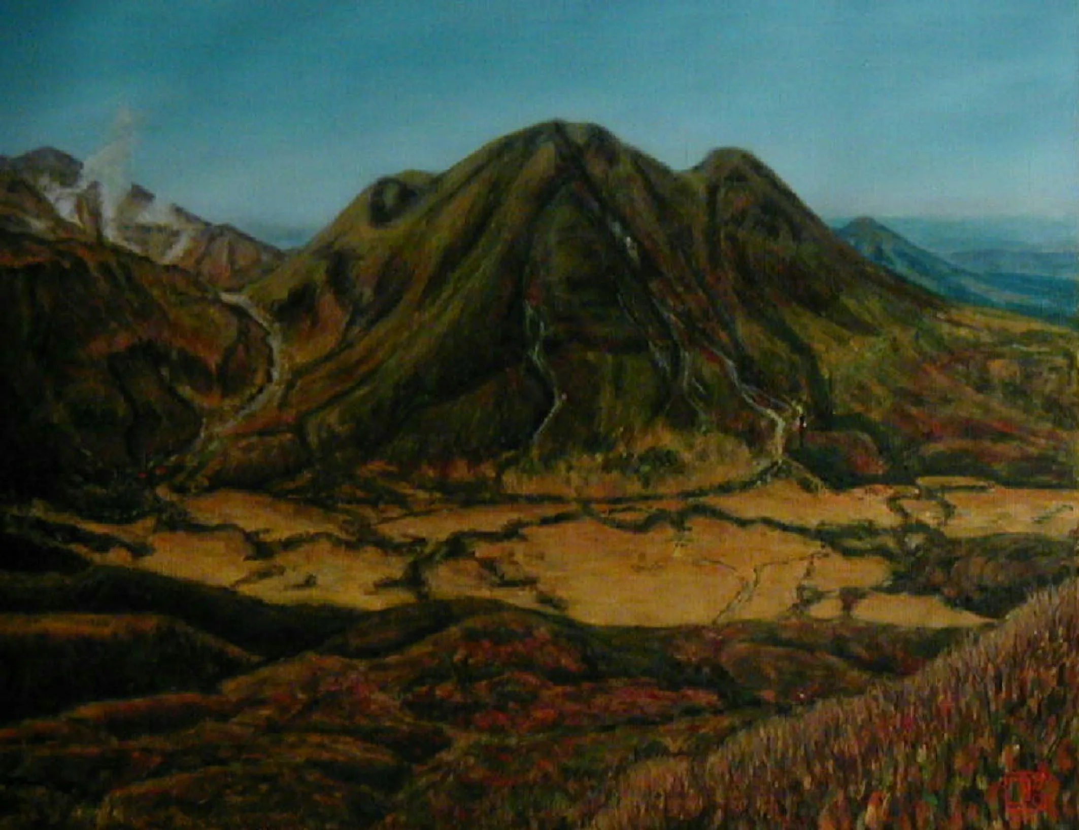 三俣を大山側で