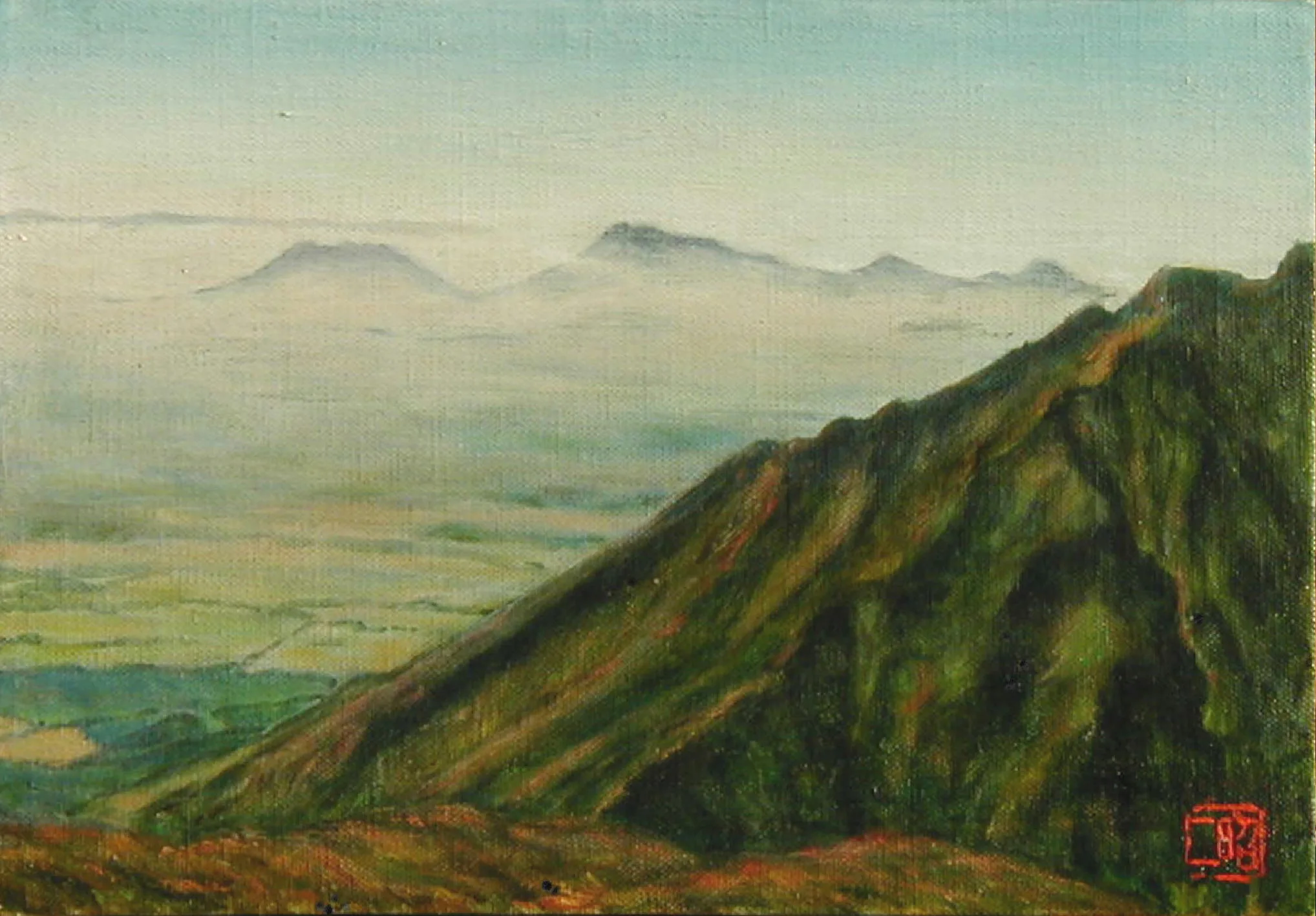 阿蘇遠望・大船で